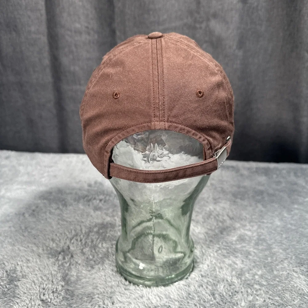 Lululemon Adult Baseball Cap Hat Brown Embroidered Strapback Adjustable SZ S/M